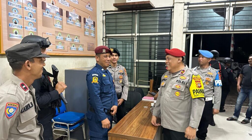 Patroli Gabungan Polres Lhokseumawe, Upaya Kondusifkan Suasana Pilkada
