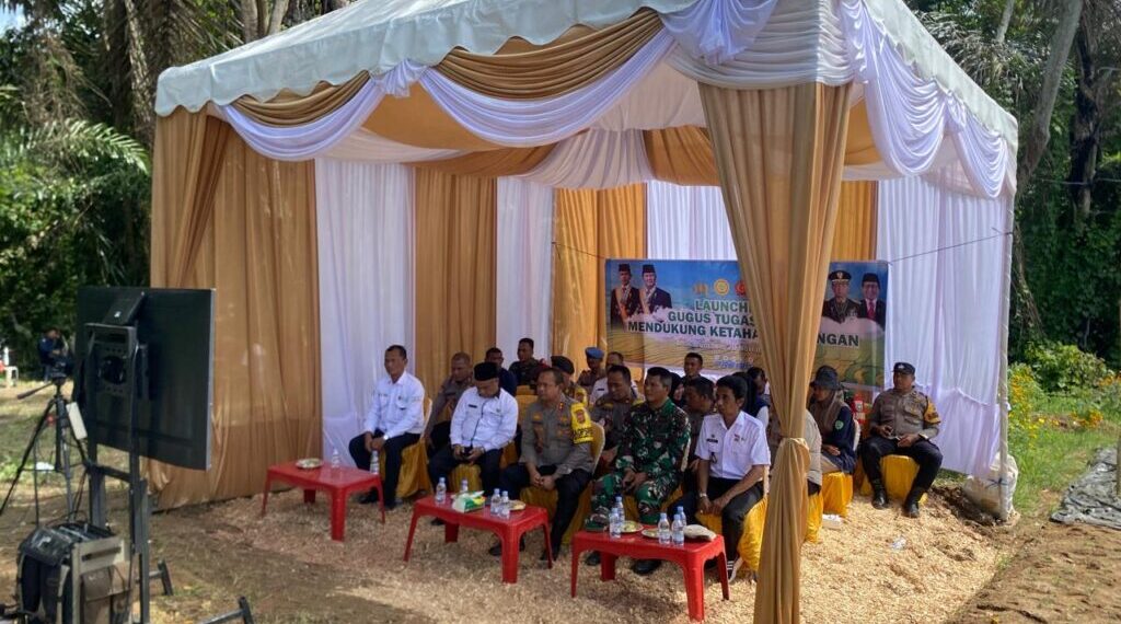 Kapolres Lhokseumawe Bersama Muspida Ikuti Video Conference Peluncuran Gugus Tugas Polri untuk Ketahanan Pangan