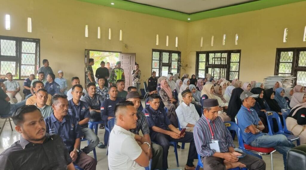 Polsek Nisam Laksanakan Pengamanan Rapat Pleno Hasil Pemilihan Pilkada Wilayah Kecamatan Nisam
