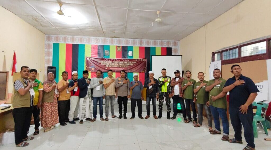 Kapolsek Meurah Mulia Apresiasi Kelancaran Rekapitulasi Suara Pilkada 2024