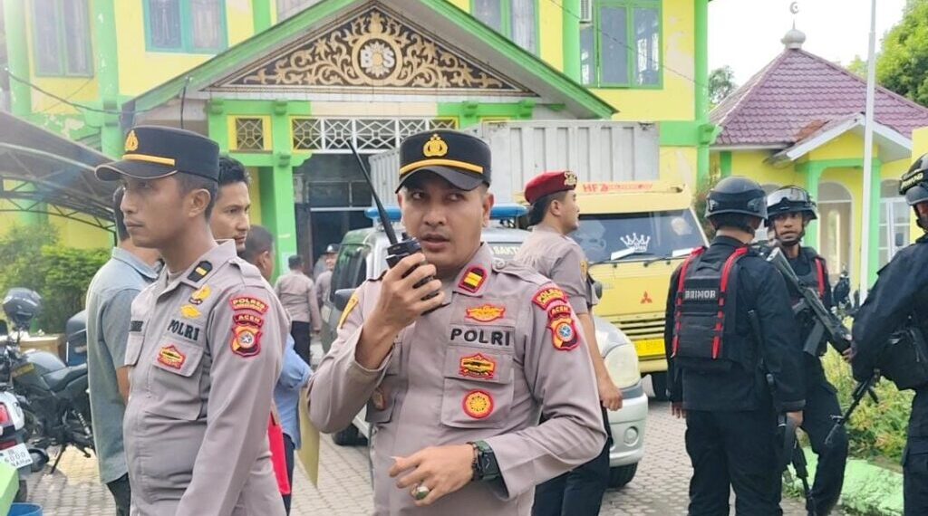 Kapolsek Banda Sakti Pastikan Keamanan Pergeseran Kotak Suara ke Gudang KIP