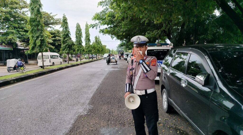 Edukasi Tertib Berlalu Lintas, Satlantas Polres Lhokseumawe Gelar Penyuluhan Keliling 