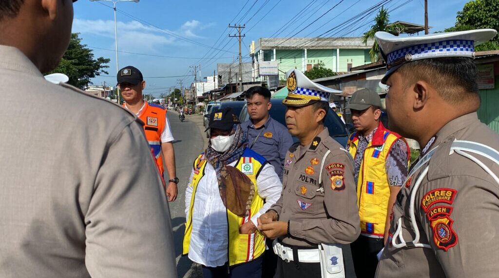 Supervisi Titik Rawan Laka dan Infrastruktur Jalan Nasional Dilaksanakan di Lhokseumawe