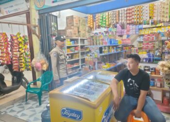 Jaga Kamtibmas Pasca Pemungutan Suara, Polsek Syamtalira Bayu Intensifkan Patroli