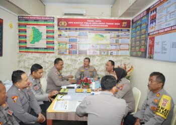 Tim Wasops Mantap Praja Seulawah 2024 Kunjungi Polres Lhokseumawe