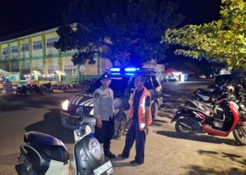 Polsek Banda Sakti Intensifkan Patroli Malam, Ajak Warga Jaga Kamtibmas