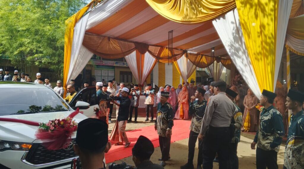 Polsek Dewantara Amankan Resepsi Anak Ulama, Dihadiri Tokoh Besar Aceh