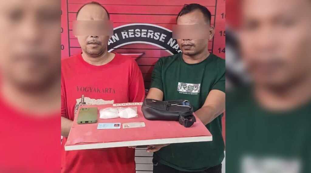 Dua Pria Asal Aceh Tamiang Ditangkap di Aceh Utara, 1,5 Ons Sabu Diamankan
