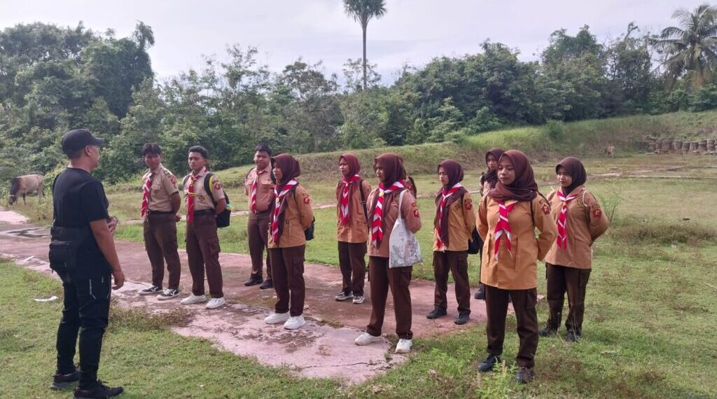 Pramuka Saka Bhayangkara Polres Lhokseumawe Gelar Latihan SAR 