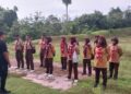 Pramuka Saka Bhayangkara Polres Lhokseumawe Gelar Latihan SAR 