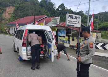 Polsubsektor Rumah Bundar Tingkatkan Keamanan dan Ketertiban di Pos Perbatasan