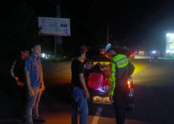 Polres Aceh Jaya Gelar Razia Lalu Lintas untuk Ciptakan Kondisi Aman dan Tertib di Jalan Raya