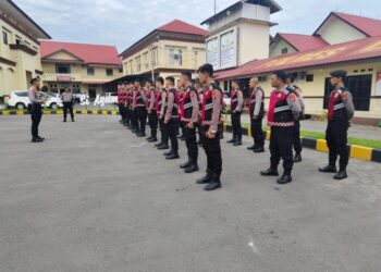Kasat Samapta Polres Lhokseumawe Ajak Personel Jaga Integritas dan Kehormatan Polri