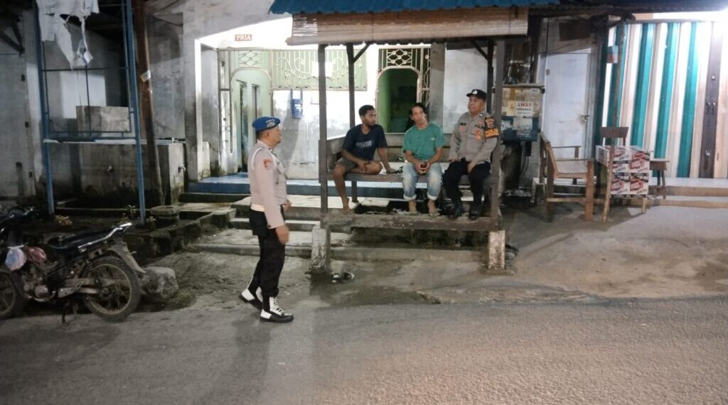 Polsek Samudera Gelar Patroli Malam, Tingkatkan Keamanan dan Ketertiban Warga