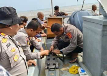 Satpolairud Polres Aceh Timur Amankan Boat Tak Bertuan
