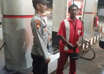 Polsek Dewantara Patroli Antisipasi Gangguan Kamtibmas di Kawasan SPBU dan Perkotaan