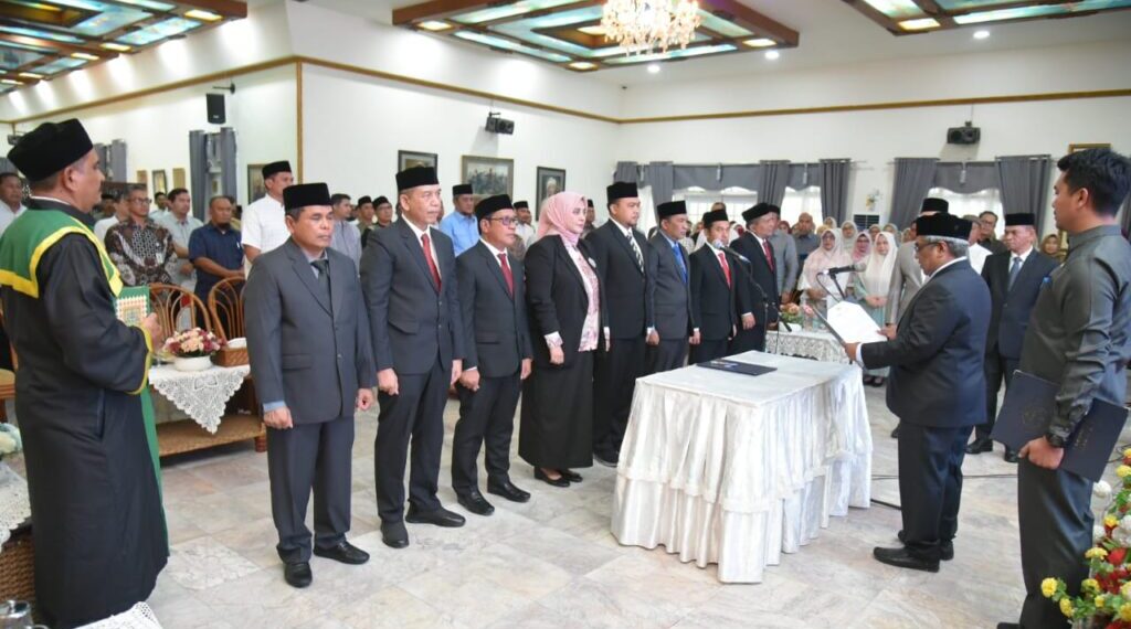 Dapat Posisi Baru, Ini Wajah 8 Pejabat Eselon II Aceh Utara