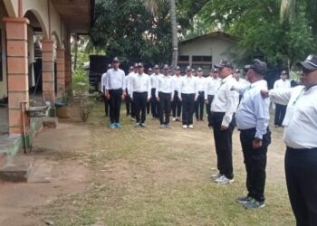 Sat Binmas Polres Lhokseumawe laksanakan Pendidikan Satpam Grada Pratama ke XXIX Tahun 2025