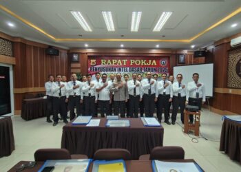 Rapat Pokja Penyusunan Intel Dasar 2025, Kapolres Lhokseumawe Tekankan Peran Intelijen dalam Kamtibmas