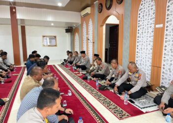 Polres Aceh Utara Gelar Tahlilan untuk Almarhum Abu Kuta Krueng
