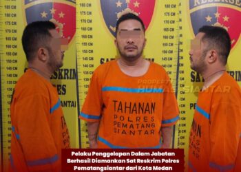 Pelaku Penggelapan Dalam Jabatan Berhasil Diamankan Sat Reskrim Polres Pematangsiantar dari Kota Medan