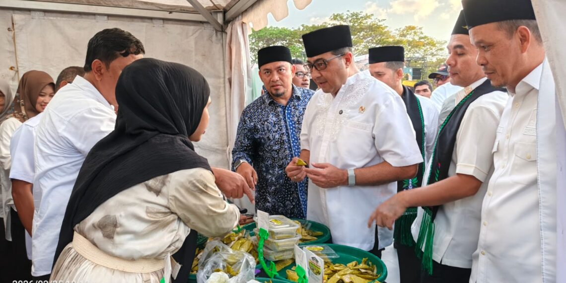 Menparekraf Kunjungi Bazar Ramadan 2026 di Lhokseumawe, Acara Berjalan Sukses