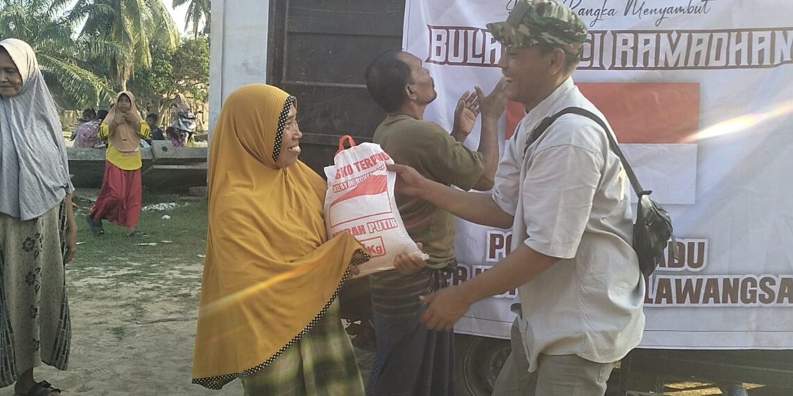 TNI Bersama Rakyat, Korem 011/Lilawangsa Gelar “Serbuan Merah Putih” Jelang Ramadhan